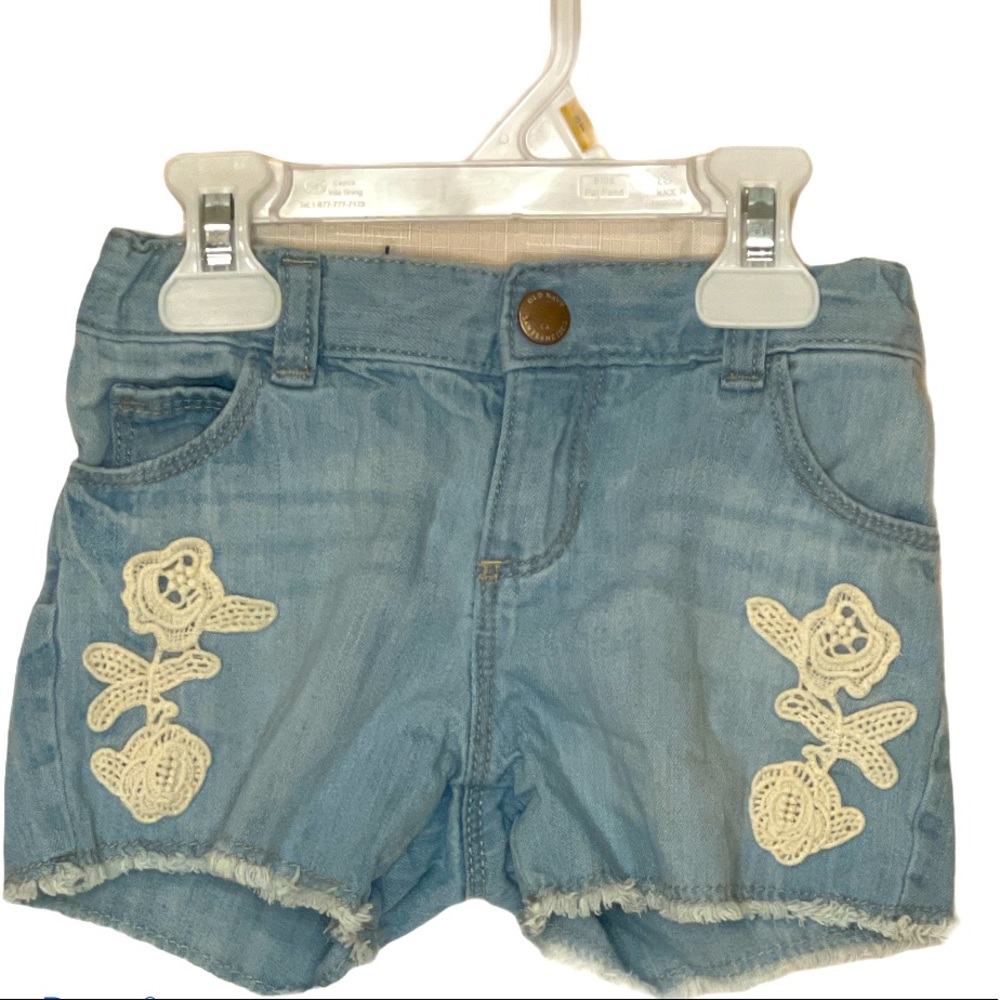 Old Navy retro cutoff toddler girls jean shorts 4T